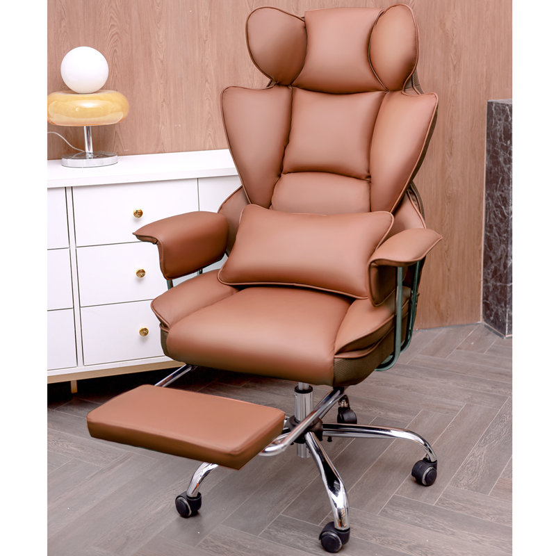 Red Barrel Studio® Faux Leather Executive Computer Chair & Reviews